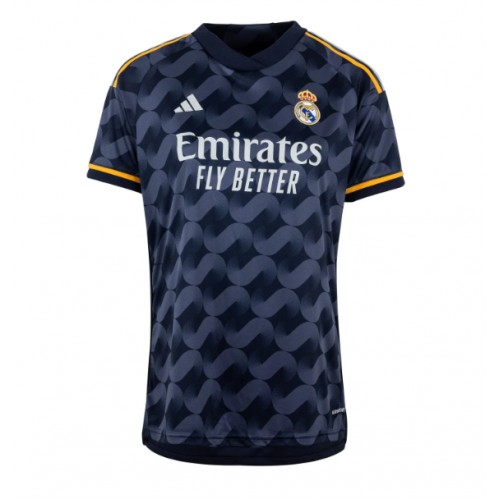 Maillot de foot Real Madrid Vinicius Junior #7 Extérieur Femmes 2023-24 Manches Courte